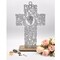 12pcs Jesus Cross Wood Stand Laser Cutout Baptism Centerpiece